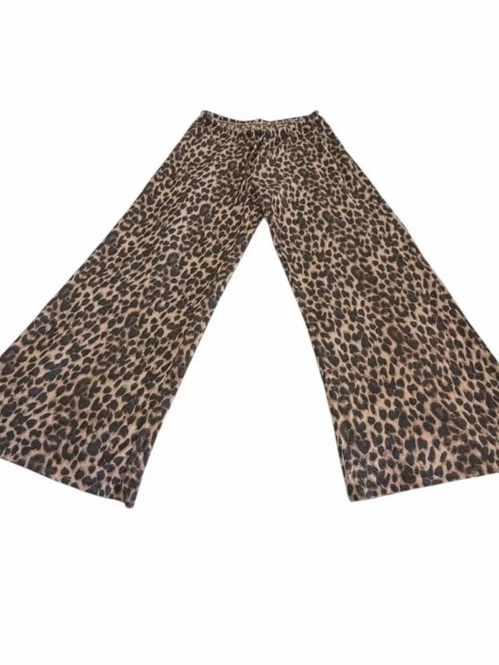Victoria’s Secret Leopard Print Flare Pants Y2K Animal Print Small